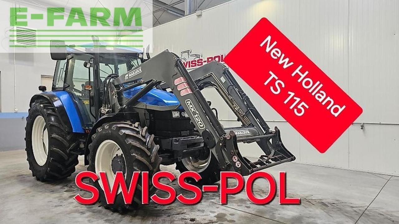 Traktor du type New Holland ts 115, Gebrauchtmaschine en MORDY (Photo 1)