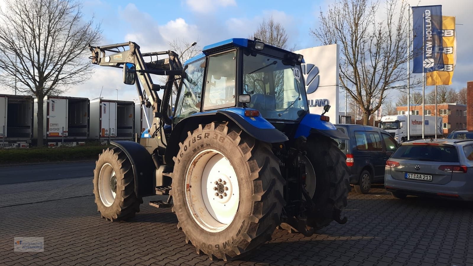 Traktor del tipo New Holland TS 115, Gebrauchtmaschine In Altenberge (Immagine 4)