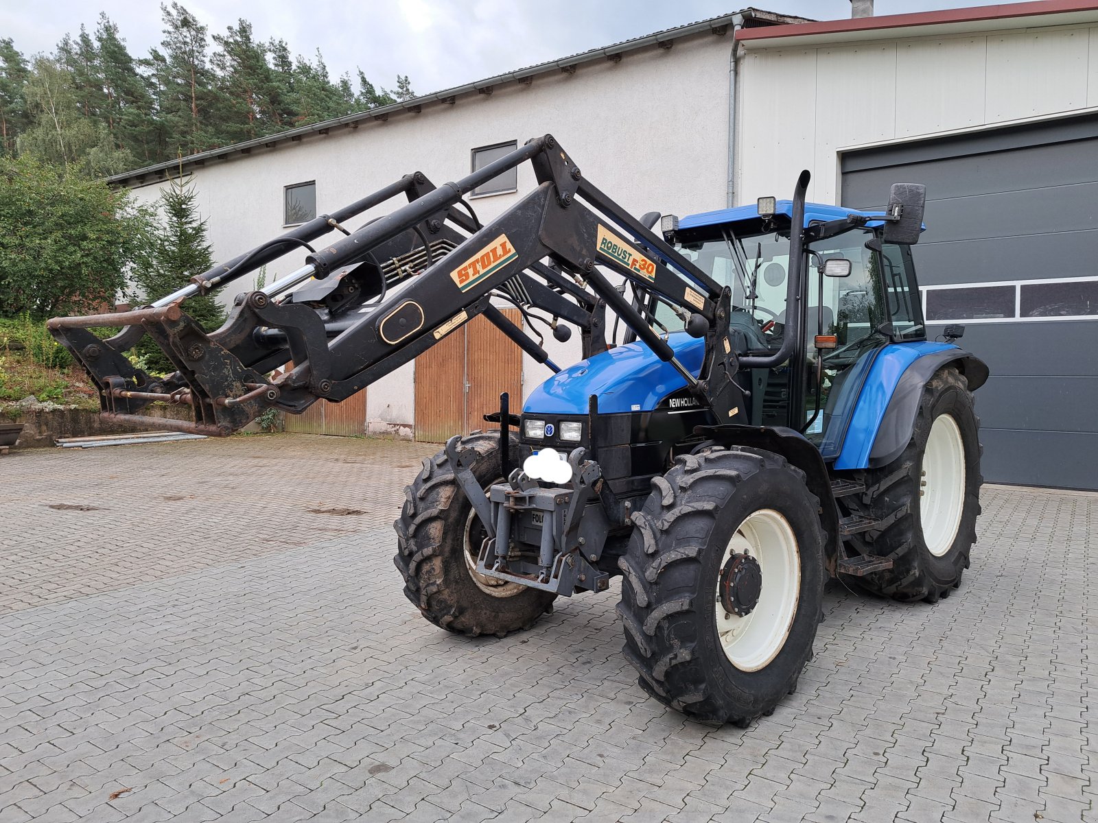 Traktor типа New Holland TS 115, Gebrauchtmaschine в Oberbibrach (Фотография 1)