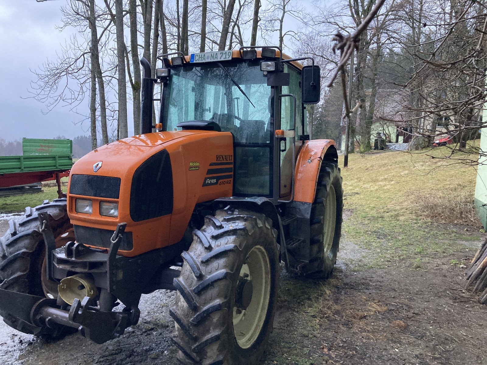 Traktor za tip Renault Ares 610 RZ, Gebrauchtmaschine u Bodenwöhr/ Taxöldern (Slika 4)