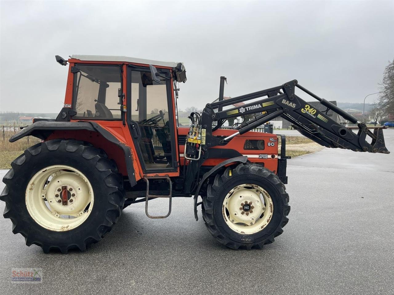 Traktor des Typs Same Explorer 80 VDT mit Frontlader, Gebrauchtmaschine in Schierling (Bild 7)