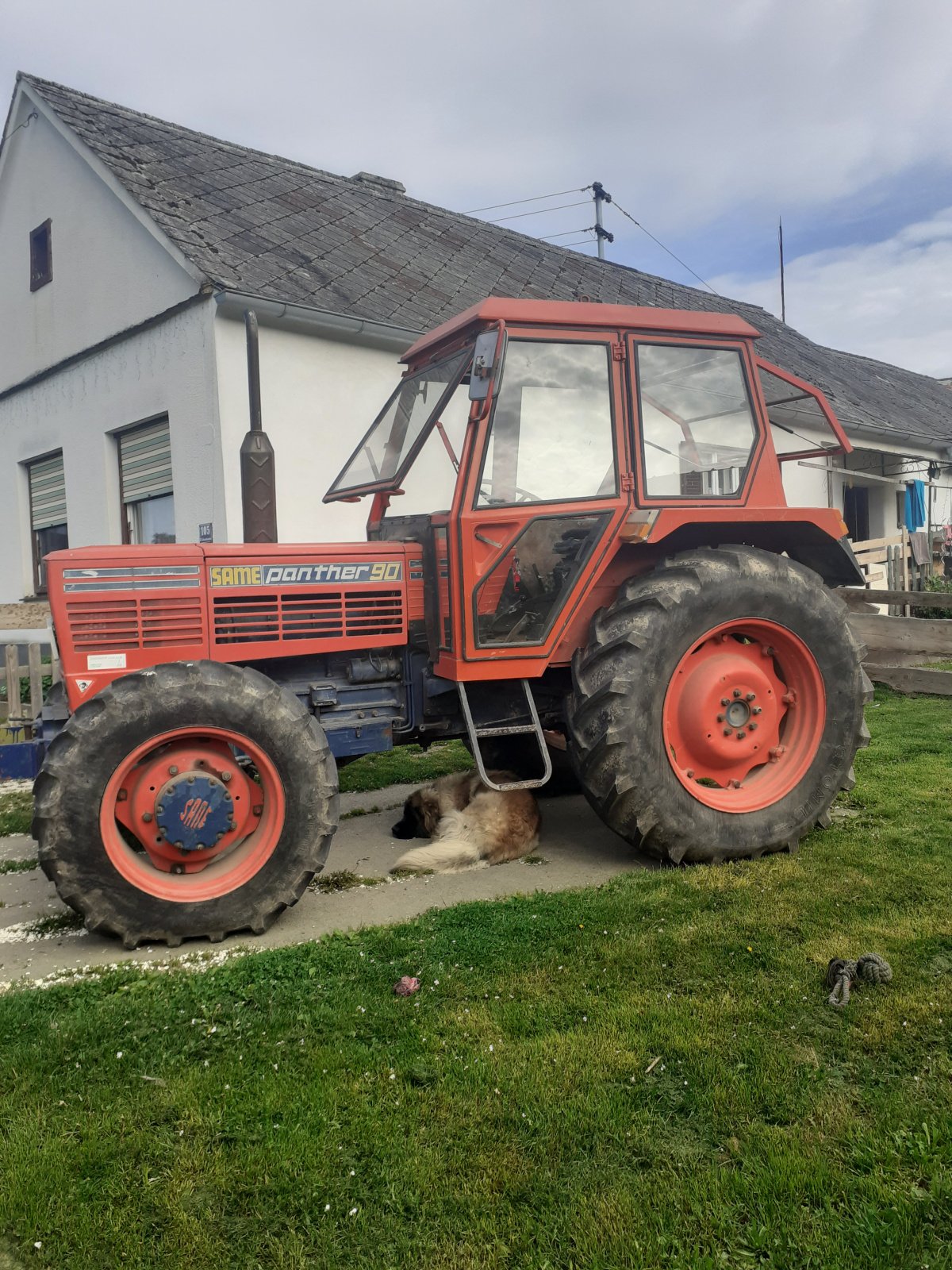 Traktor del tipo Same Panther 90 DT, Gebrauchtmaschine en Deutsch Tschantschendorf (Imagen 5)