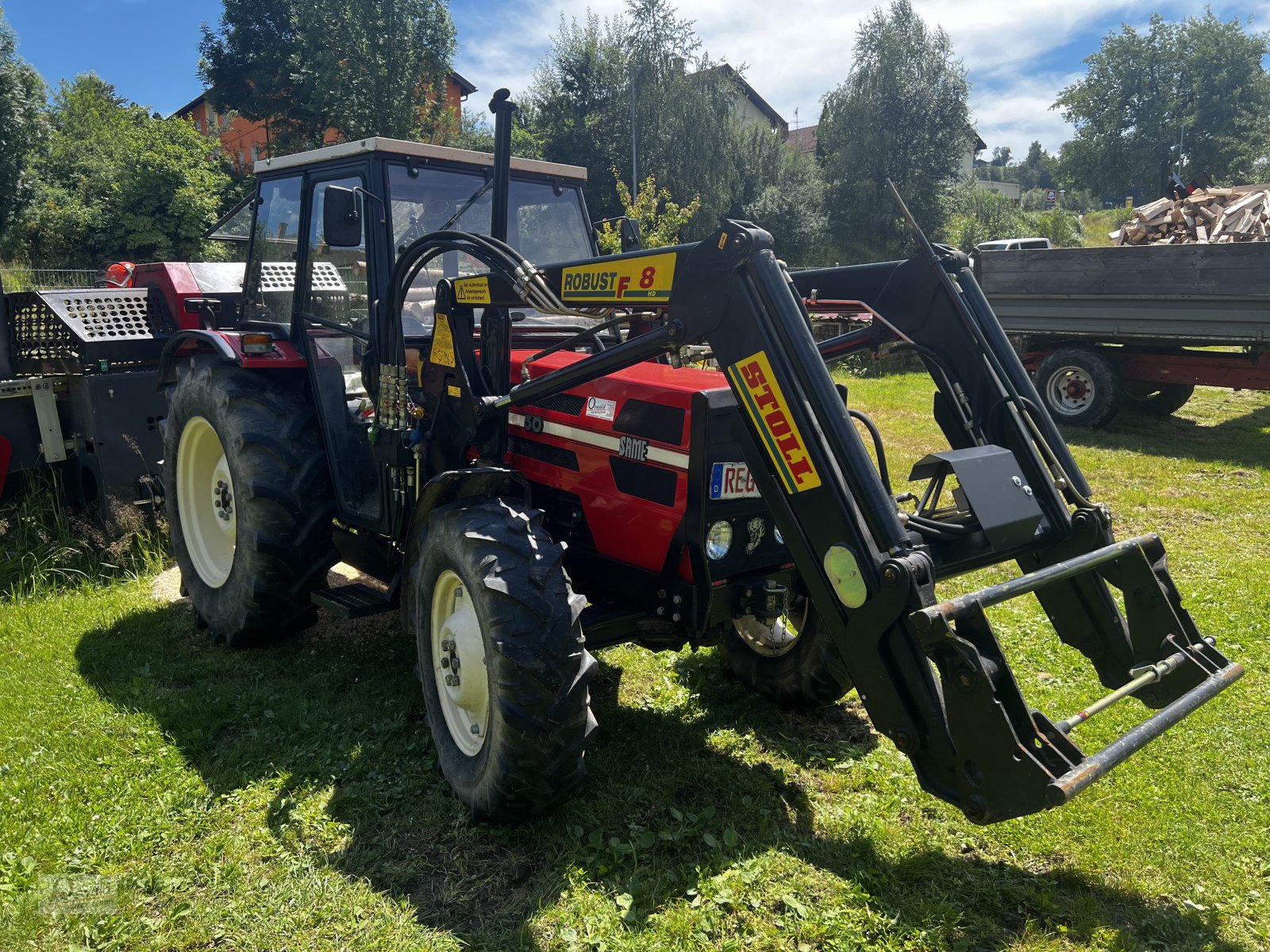 Traktor Türe ait Same Solar 50 DT, Gebrauchtmaschine içinde Regen (resim 4)