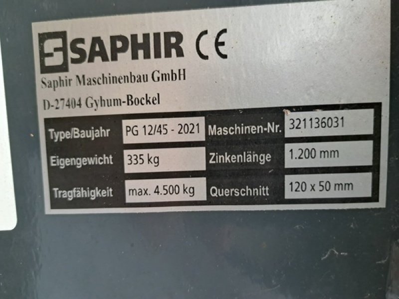 Traktor typu Saphir Merlo PG 12/45, Neumaschine v Gutzkow (Obrázek 5)