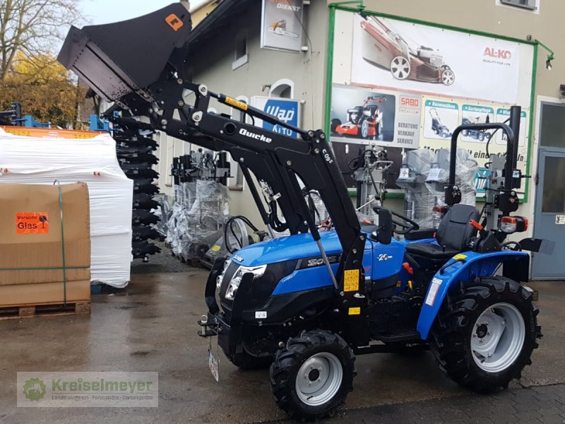 Traktor typu Solis 20 + Alö Quicke C09s Frontlader + Schaufel + inkl. Zulassungspapiere NEU, Neumaschine v Feuchtwangen (Obrázek 1)