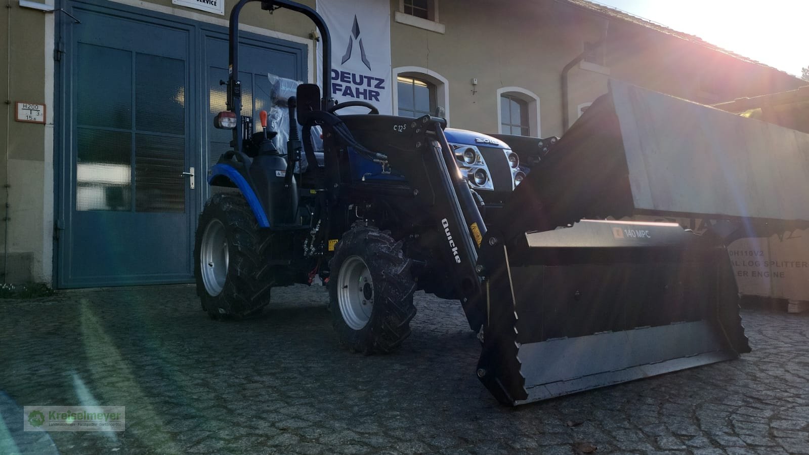 Traktor tipa Solis 26 9+9 + Alö Quicke C12s Frontlader + MPC-140 Klappschaufel + Straßenzulassung, Neumaschine u Feuchtwangen (Slika 4)