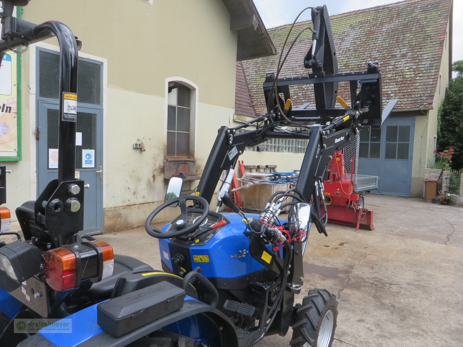 Traktor tip Solis 26 + ALÖ Quicke Frontlader + Palettengabel + hydr. Obergreifer + Straßenzulassung NEU, Neumaschine in Feuchtwangen (Poză 8)