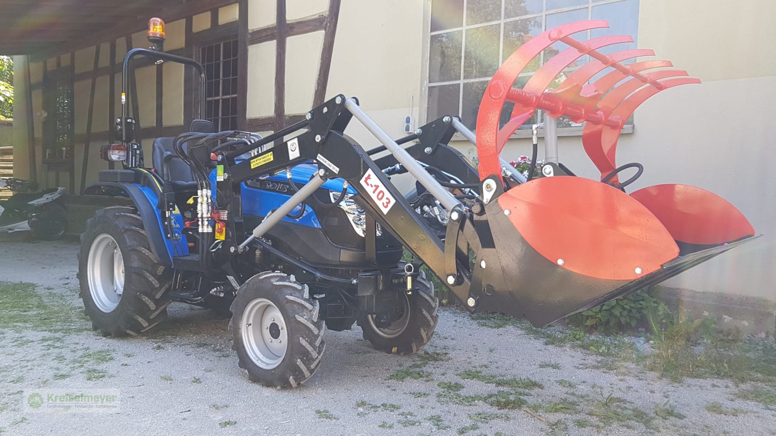 Traktor typu Solis 26 + Frontlader Euro-Norm + 3.Kreis + Greifschaufel + Straßenzulassung Kleintraktor, Neumaschine v Feuchtwangen (Obrázek 1)