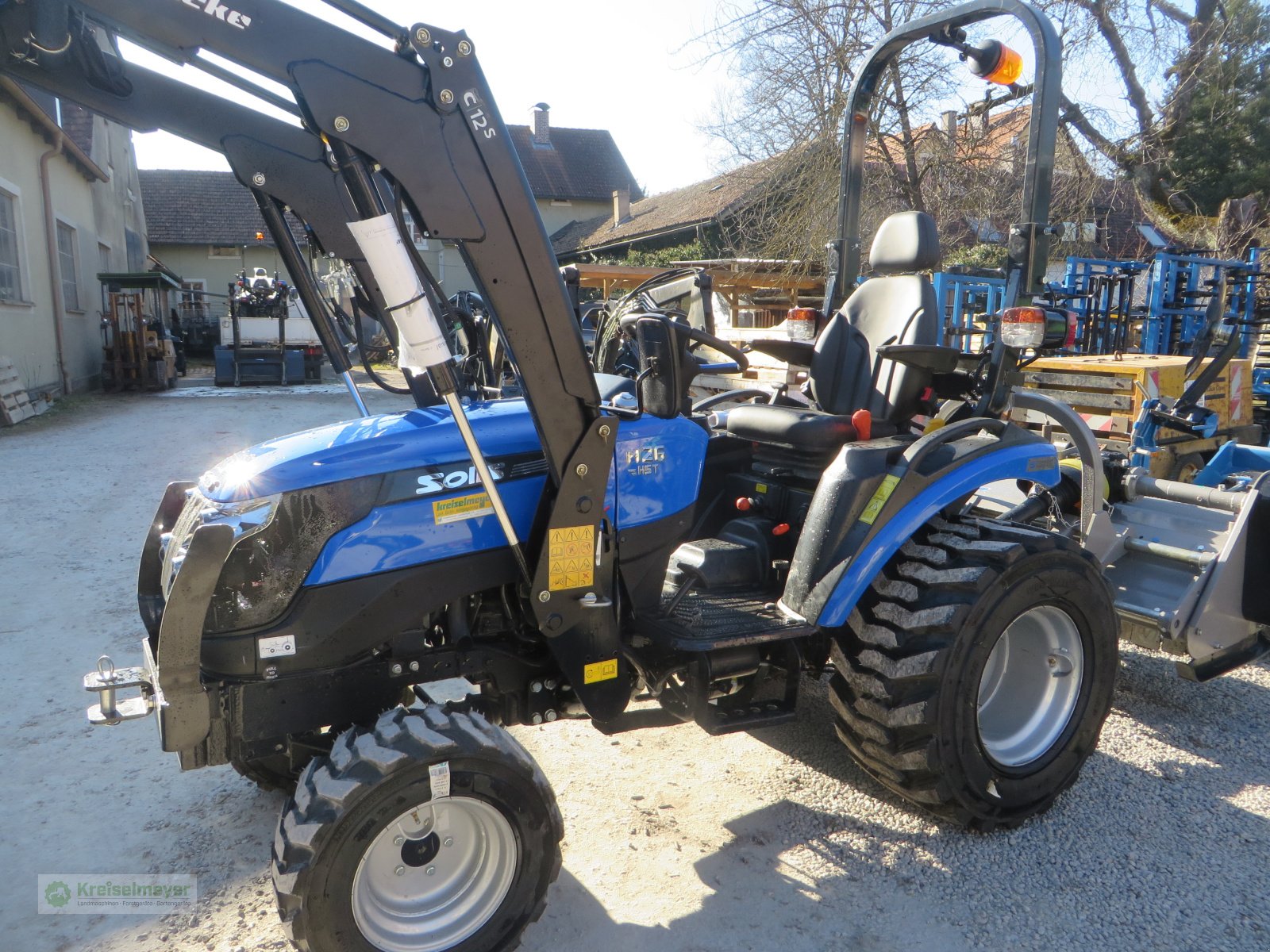 Traktor tip Solis 26 HST + Alö Quicke Frontlader + Greifschaufel + Straßenzulassung, Neumaschine in Feuchtwangen (Poză 7)