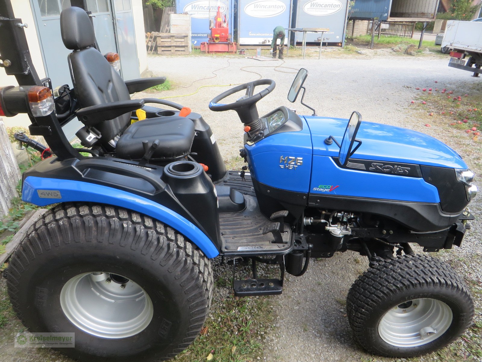 Traktor tip Solis 26 HST Hydrostat Getriebe + Rasenbereifung Kleintraktor, Neumaschine in Feuchtwangen (Poză 4)