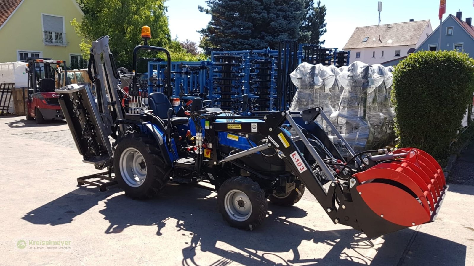 Traktor typu Solis 26 + Jansen HMS-100(180) Mulcher / Heckenschere + Frontlader + Greifschaufel Kommunaltraktor, Neumaschine v Feuchtwangen (Obrázok 2)