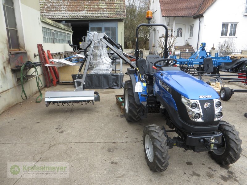 Traktor tip Solis 26 + Jansen HMS-100(180) Mulcher & Heckenschere + Straßenzulassung Kommunaltraktor, Neumaschine in Feuchtwangen (Poză 1)