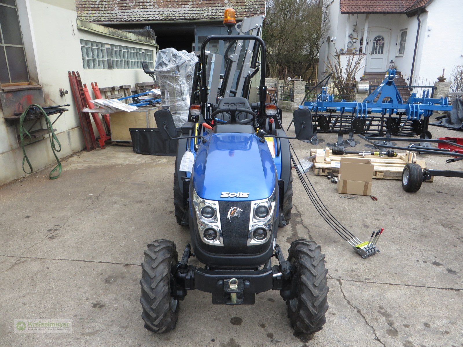 Traktor du type Solis 26 + Jansen HMS-100(180) Mulcher & Heckenschere + Straßenzulassung Kommunaltraktor, Neumaschine en Feuchtwangen (Photo 15)