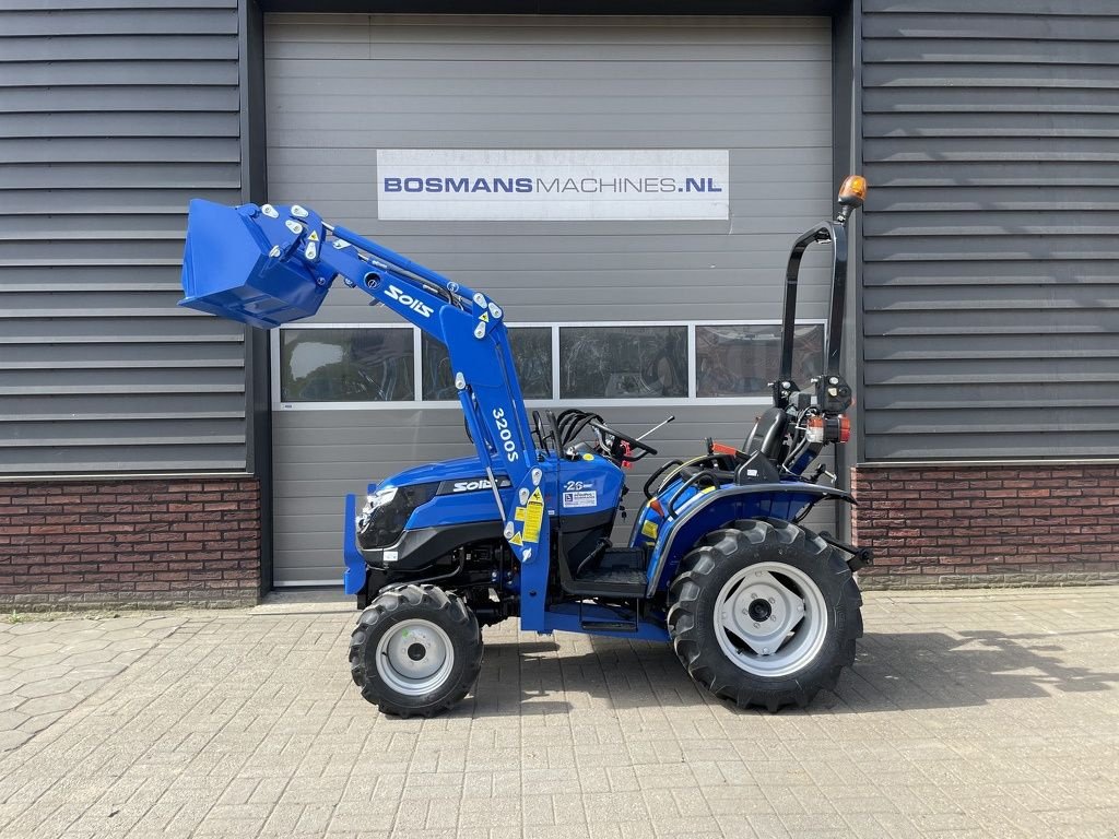 Traktor van het type Solis 26 minitractor NIEUW + frontlader op brede agribanden, Neumaschine in Neer (Foto 1)