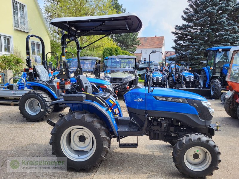 Traktor del tipo Solis 26 + Sonnendach + Radial AS-Reifen + Straßenzulassung NEU Allrad, Neumaschine In Feuchtwangen (Immagine 1)