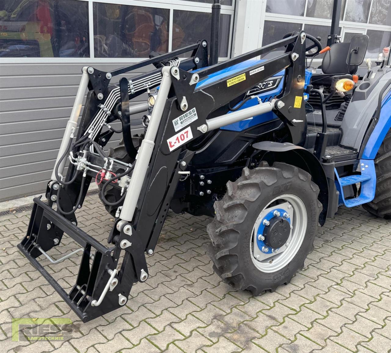 Traktor del tipo Solis 50 Stage V ROPS Druckluftanlage, Neumaschine en Homberg (Ohm) - Maulbach (Imagen 9)