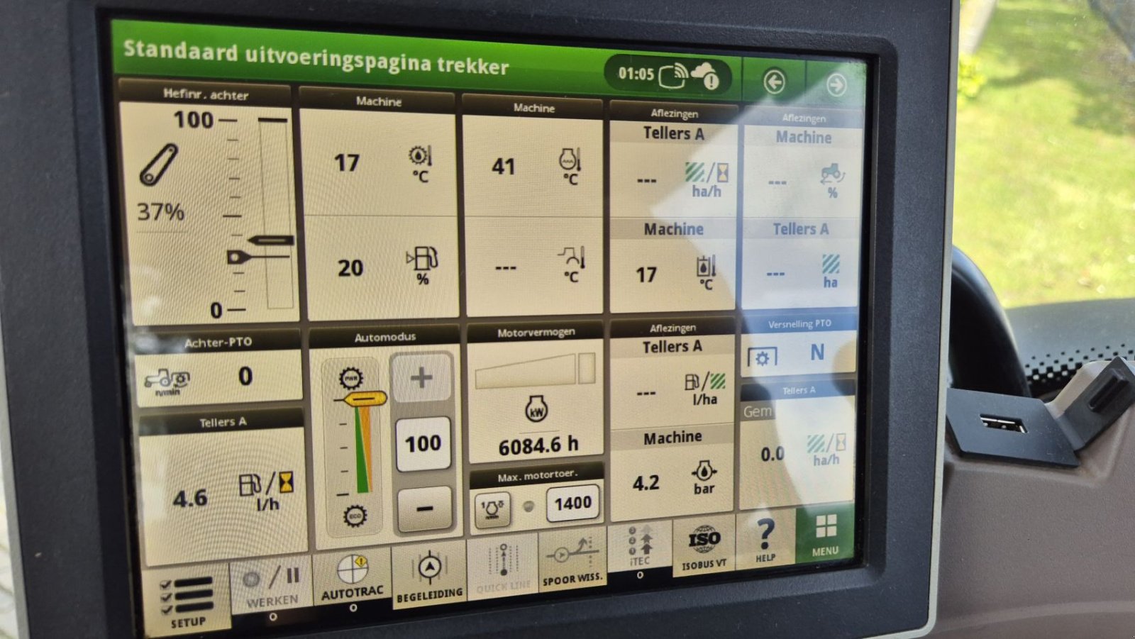 Traktor tip Sonstige JOHN DEERE 6145R AQ 50Km Lucht TLS HCS Voorlader, Gebrauchtmaschine in Schoonebeek (Poză 11)