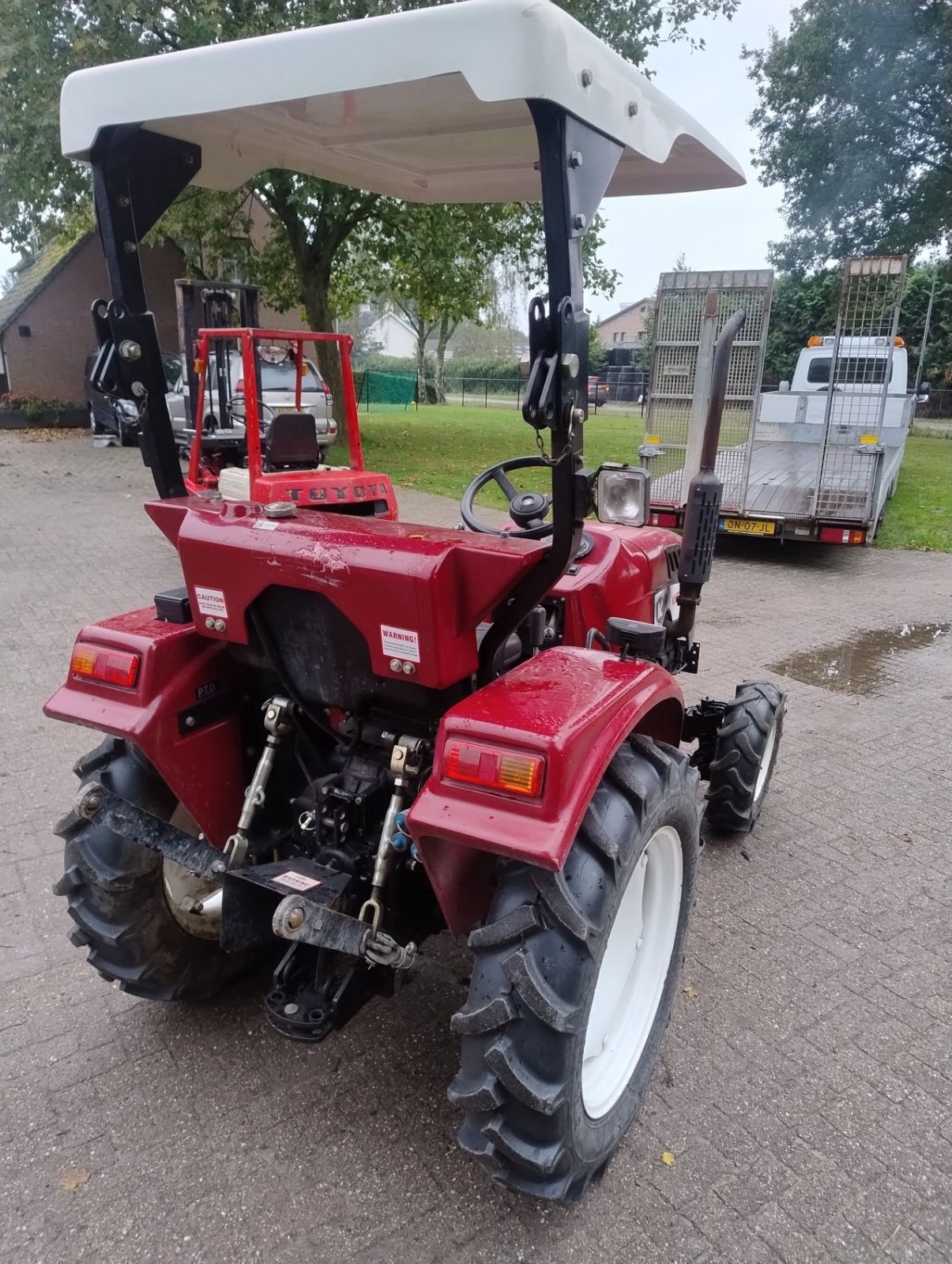 Traktor Türe ait Sonstige Knegt fendt deutz Mf case Df 254 G2, Gebrauchtmaschine içinde Veldhoven (resim 5)