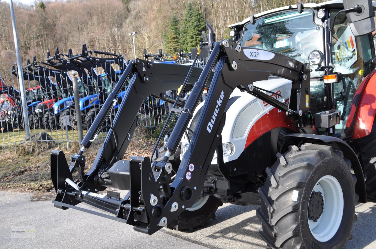 Traktor van het type Steyr 4055 S Kompakt, Neumaschine in Lalling (Foto 16)