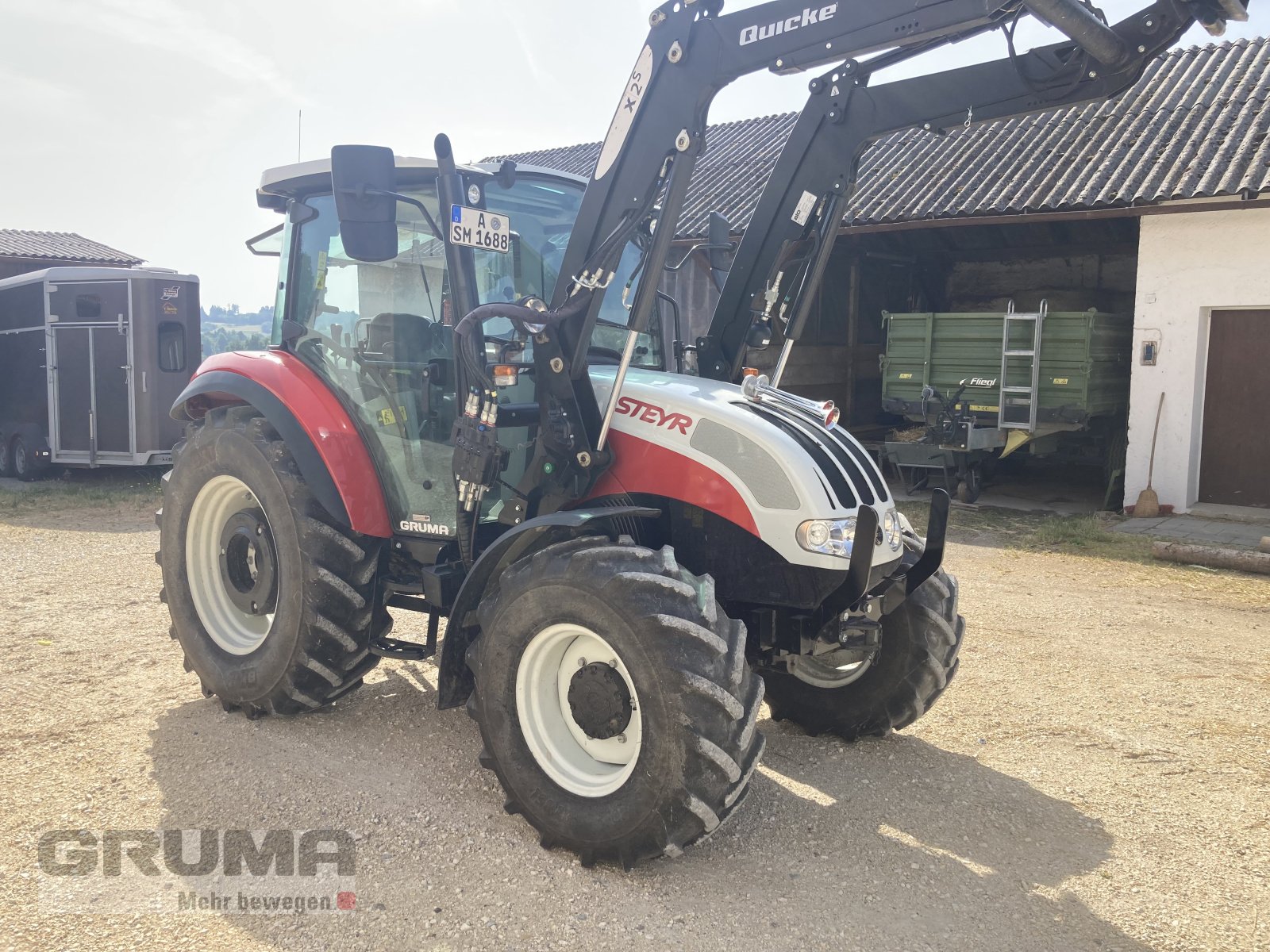 Traktor van het type Steyr 4065 S Kompakt, Gebrauchtmaschine in Friedberg-Derching (Foto 3)