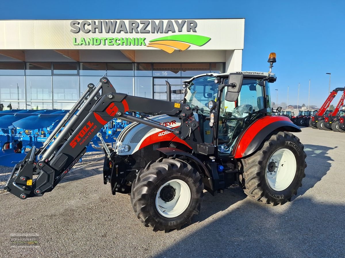 Traktor του τύπου Steyr 4080 Kompakt (Stage V), Neumaschine σε Aurolzmünster (Φωτογραφία 1)