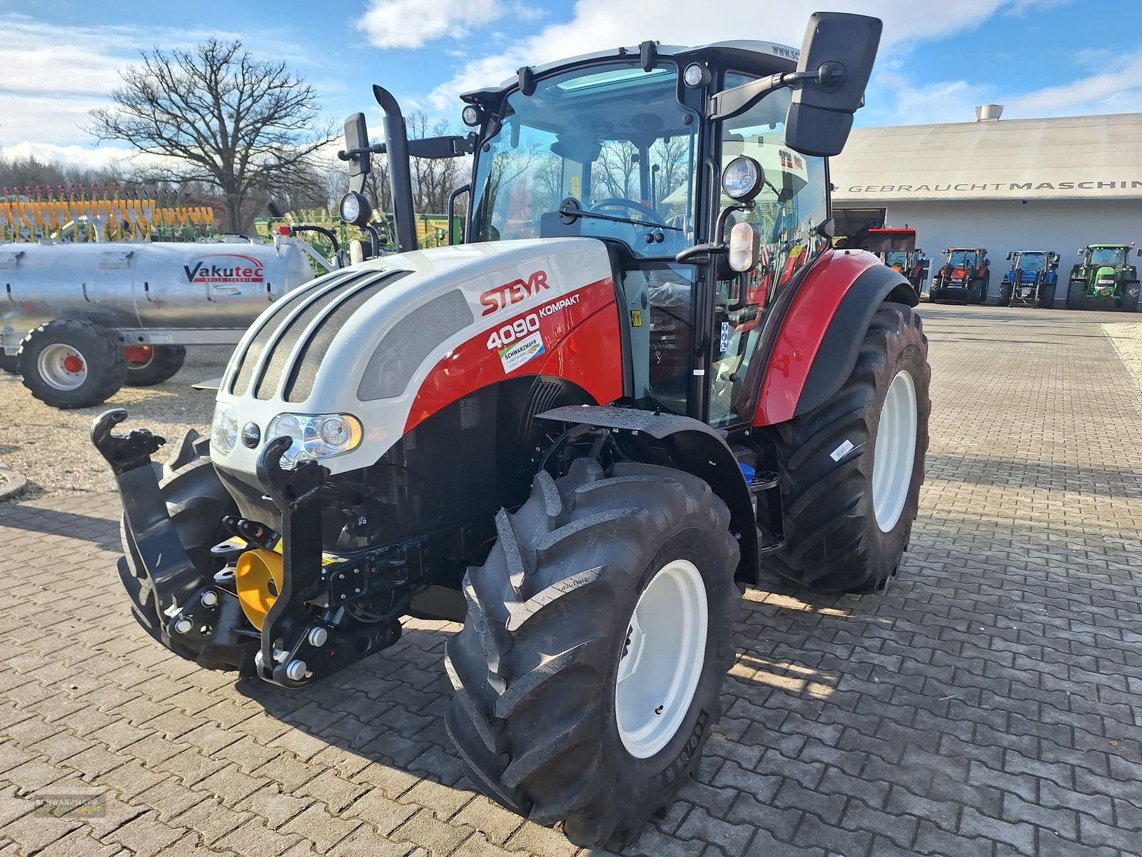 Traktor Türe ait Steyr 4090 Kompakt Hilo, Gebrauchtmaschine içinde Aurolzmünster (resim 2)