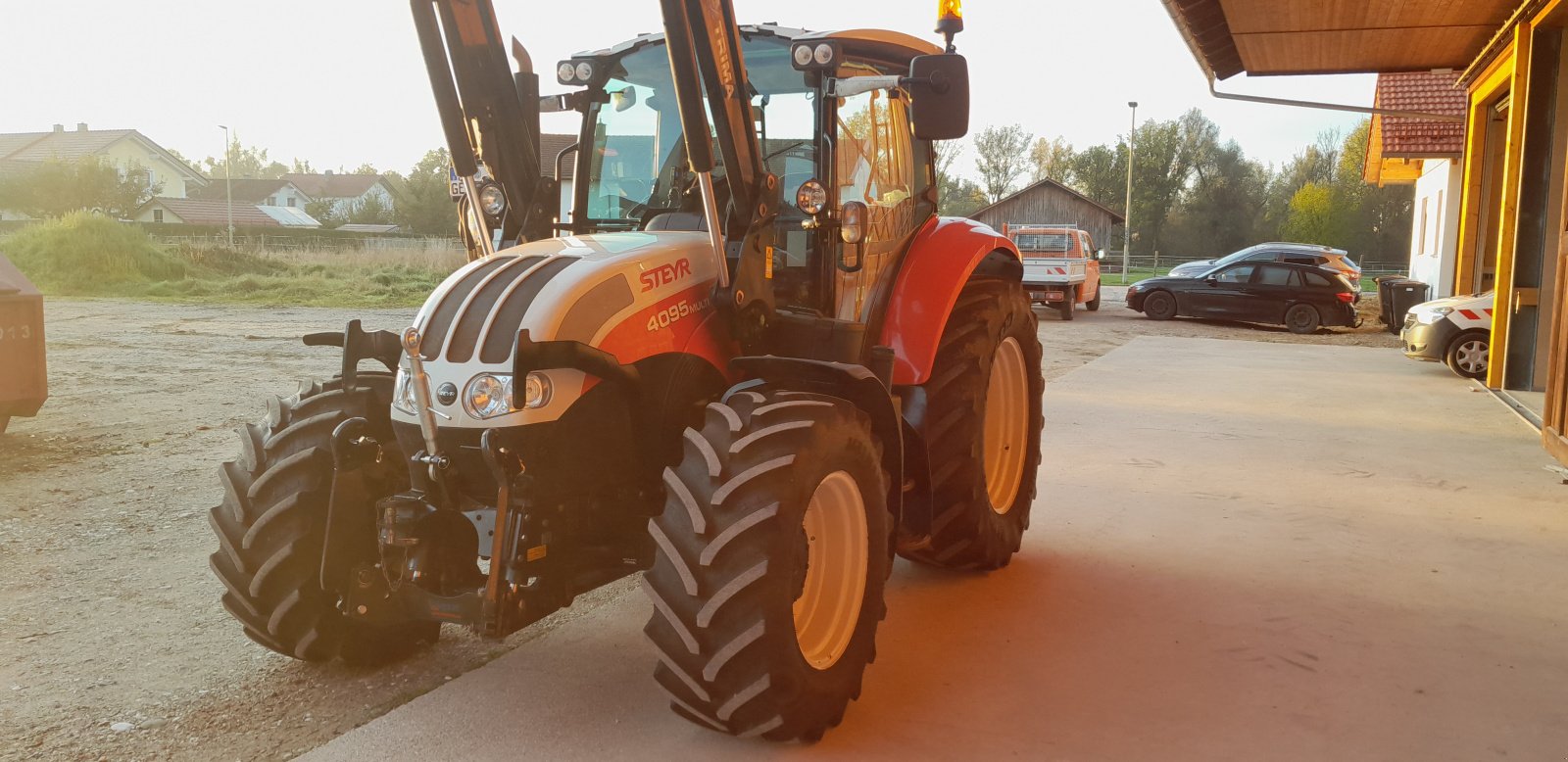 Traktor des Typs Steyr 4095 Multi, Gebrauchtmaschine in Erharting (Bild 3)