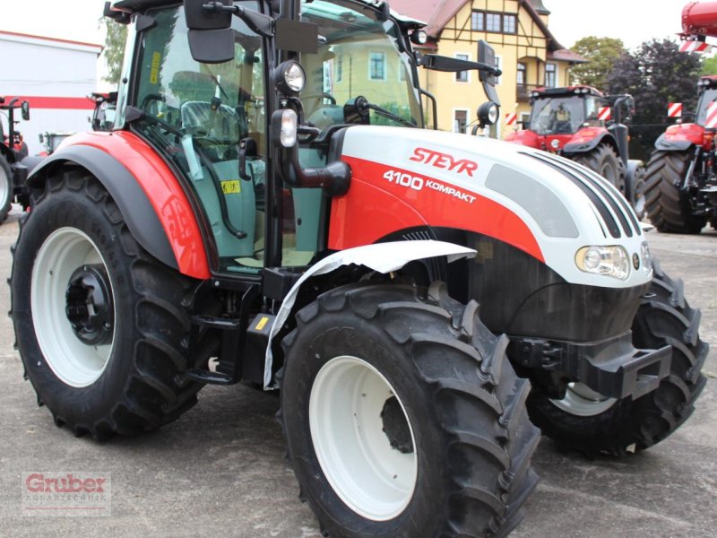 Traktor del tipo Steyr 4100 HiLo, Neumaschine en Leipzig OT Engelsdorf (Imagen 1)