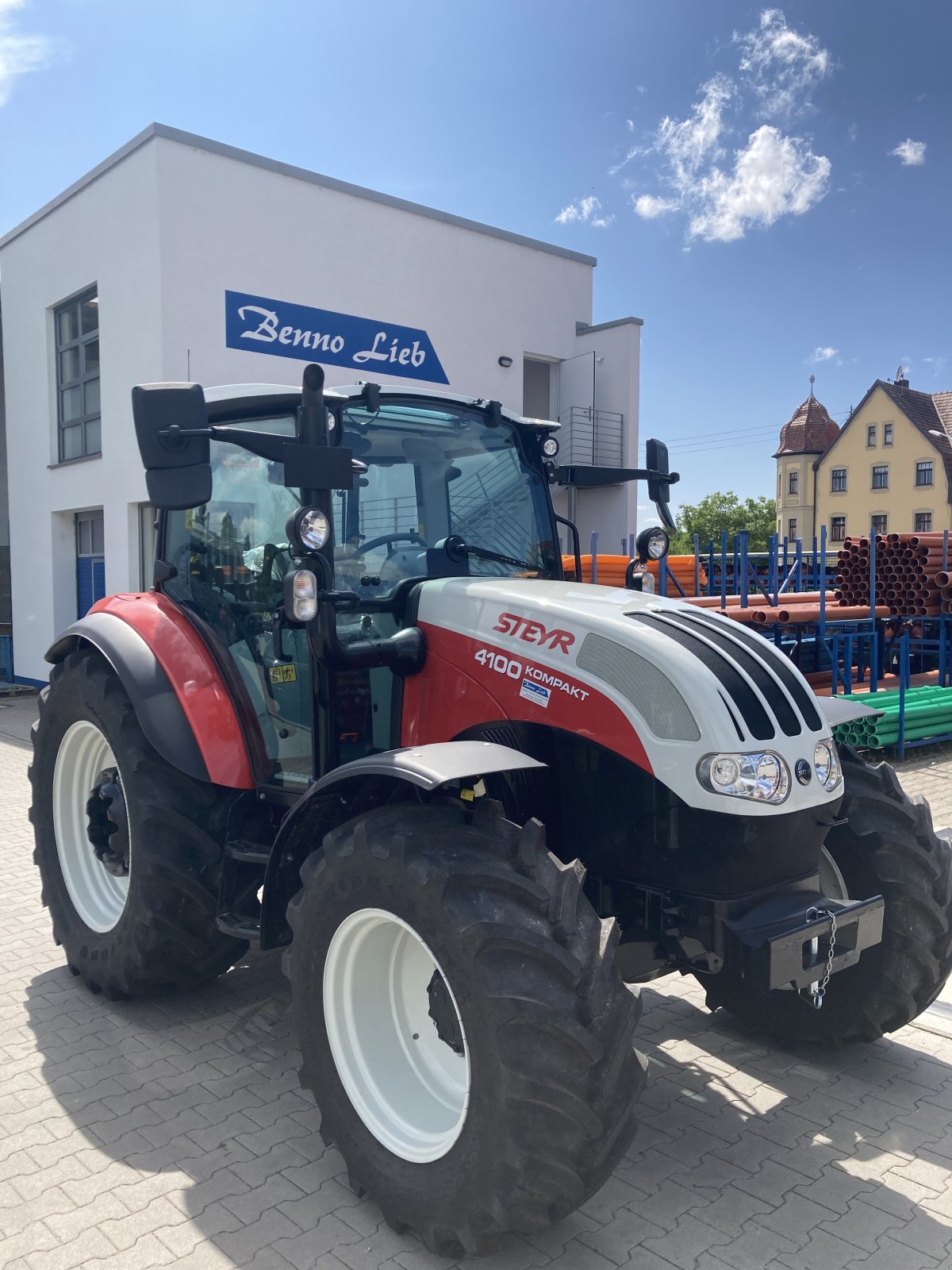 Traktor του τύπου Steyr 4100 Kompakt, Neumaschine σε Schesslitz (Φωτογραφία 1)