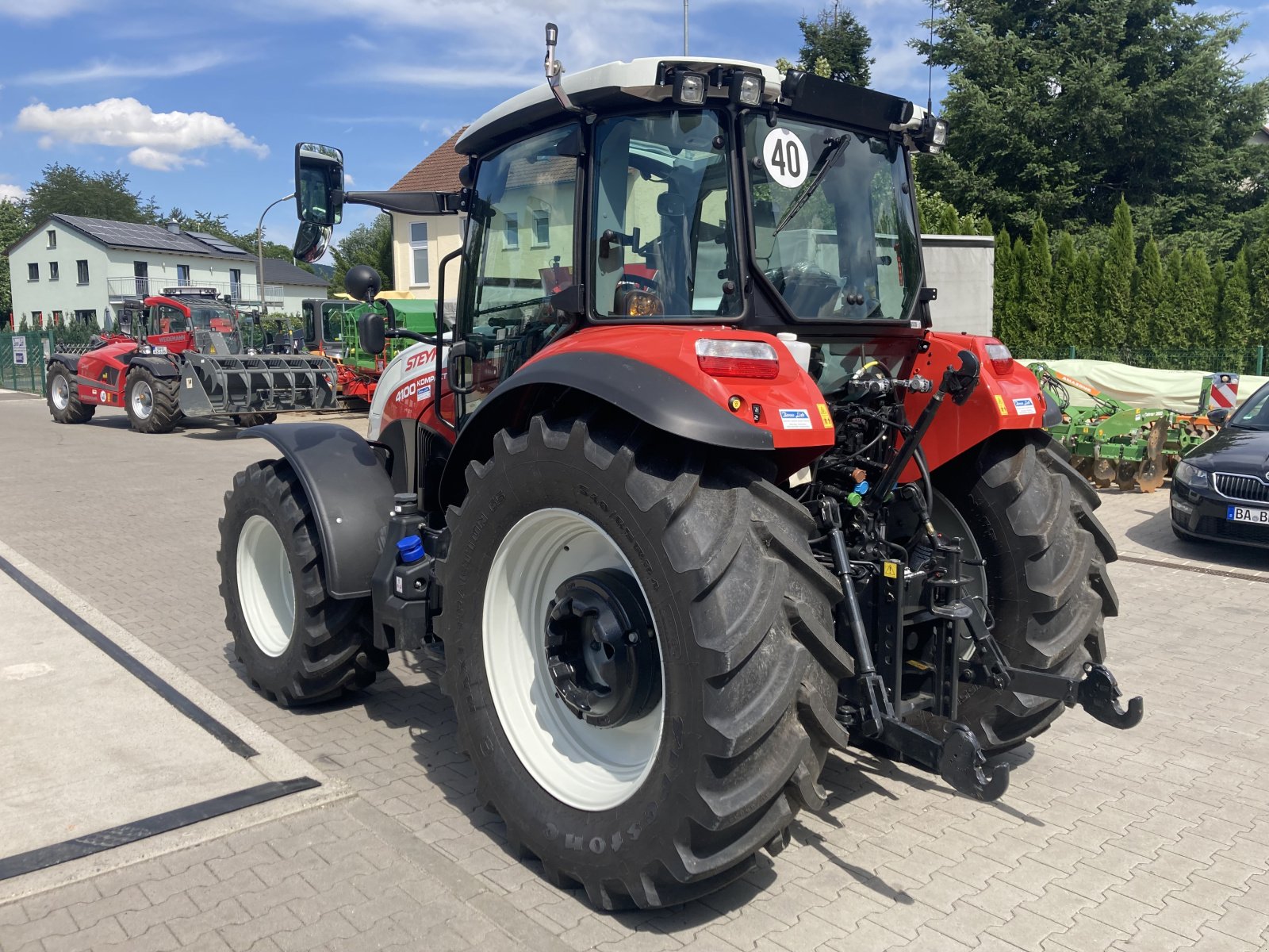 Traktor a típus Steyr 4100 Kompakt, Neumaschine ekkor: Schesslitz (Kép 8)