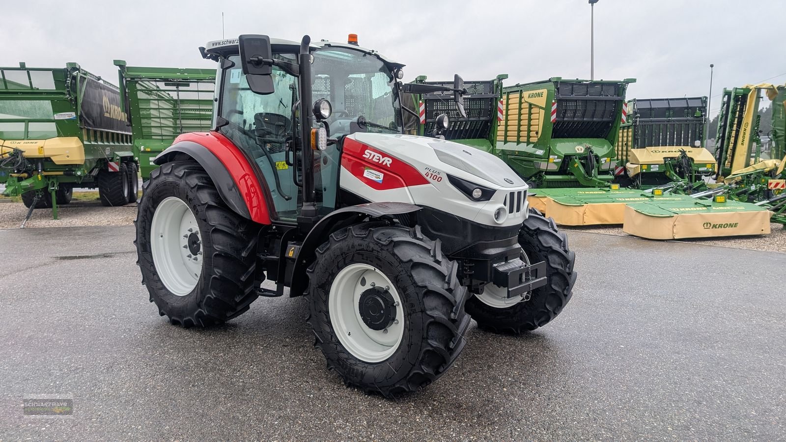 Traktor du type Steyr 4100 PLUS, Neumaschine en Aurolzmünster (Photo 3)