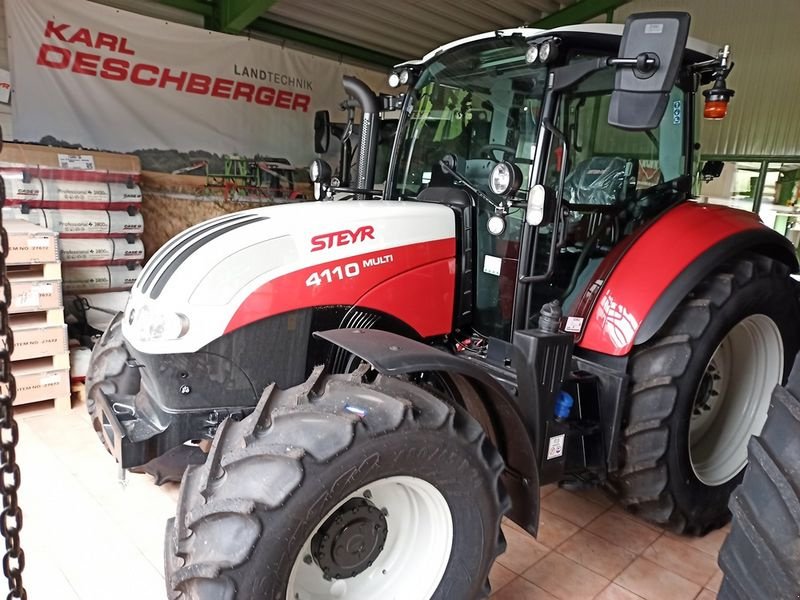 Traktor του τύπου Steyr 4110 Multi (Stage V), Neumaschine σε St. Marienkirchen (Φωτογραφία 1)