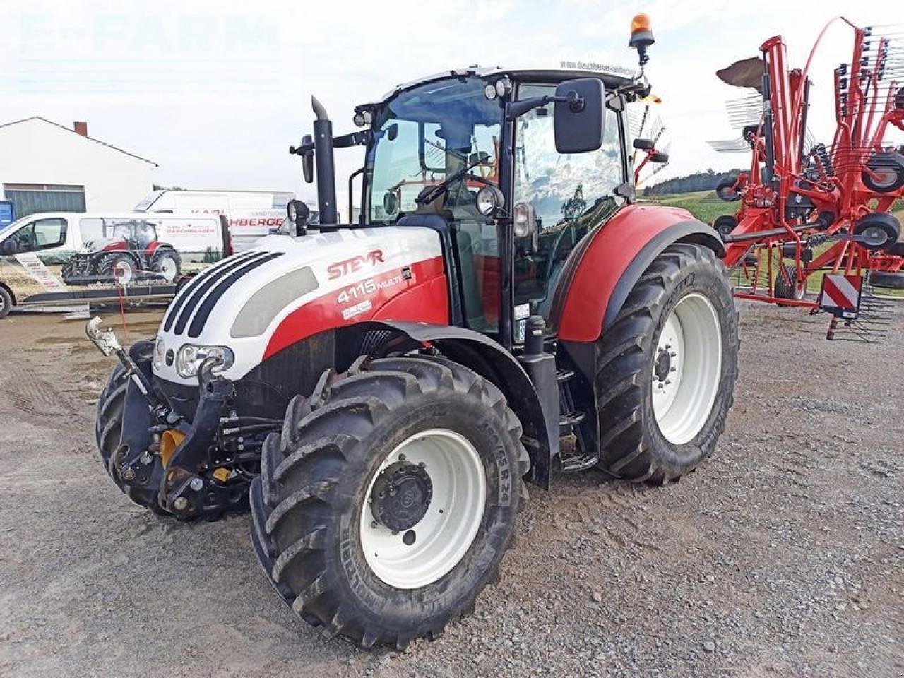 Traktor typu Steyr 4115 multi profi, Gebrauchtmaschine v SANKT MARIENKIRCHEN BEI SCHÄRDING (Obrázok 1)