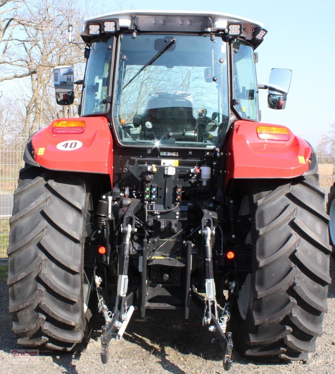 Traktor van het type Steyr 4120 Multi mit Frontladerkonsolen, Neumaschine in Elsnig (Foto 3)