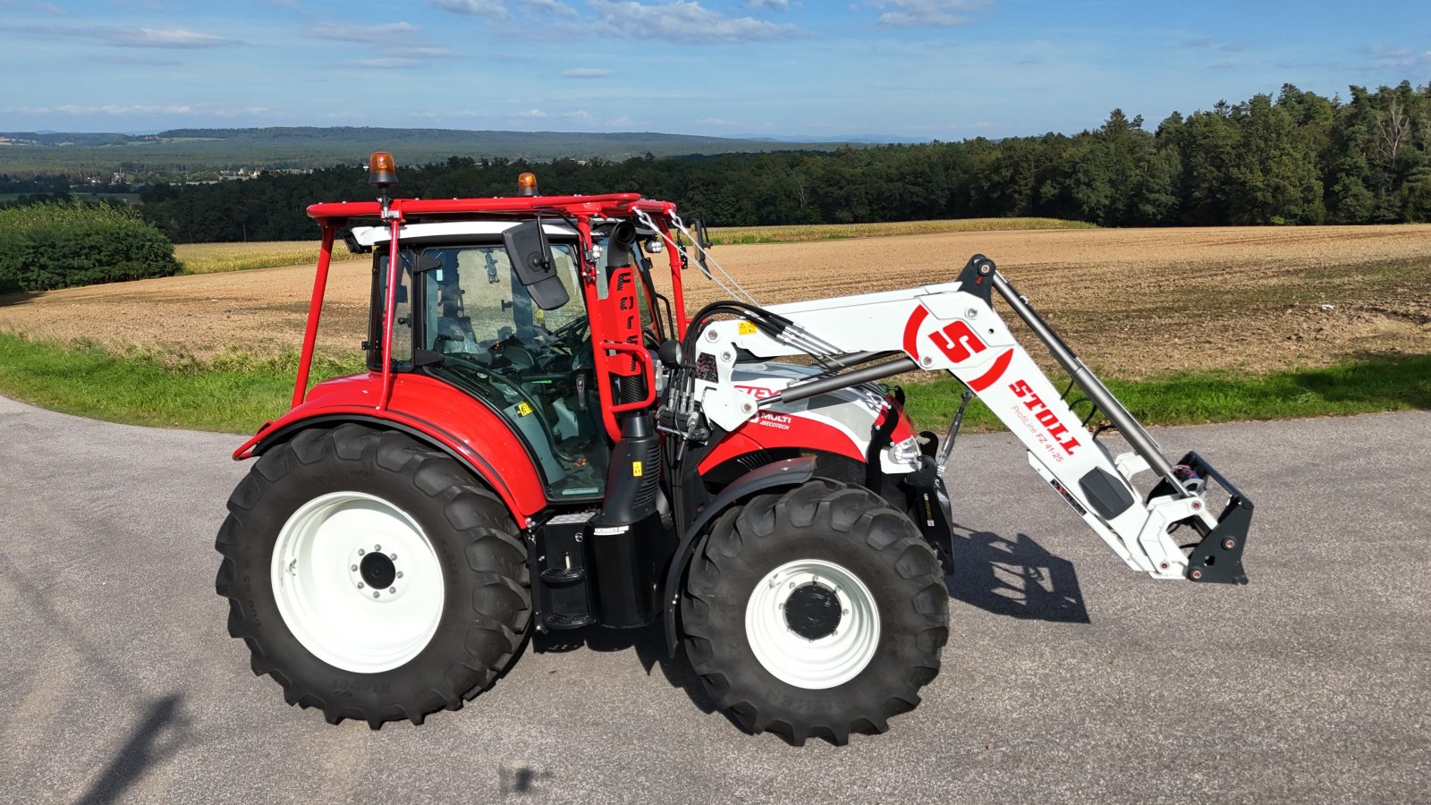 Traktor del tipo Steyr 4120 Multi, Neumaschine en Nittenau (Imagen 2)