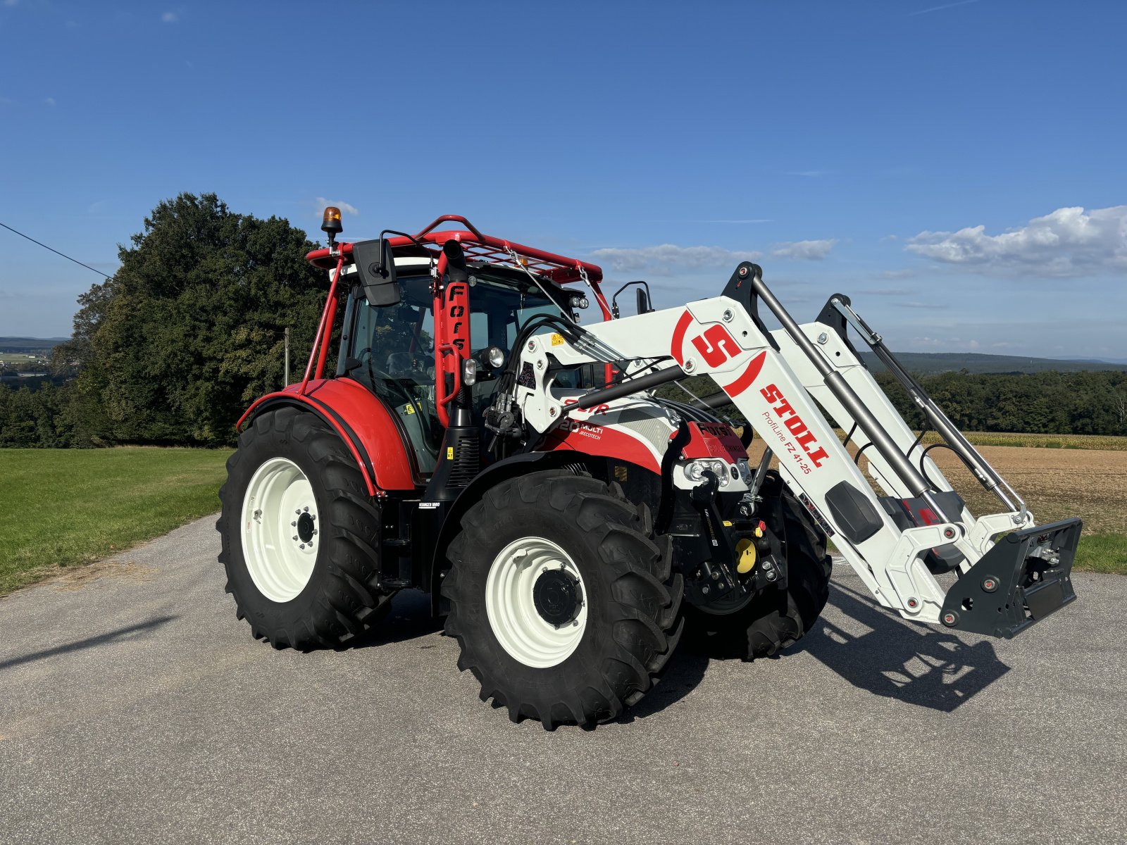 Traktor a típus Steyr 4120 Multi, Neumaschine ekkor: Nittenau (Kép 3)