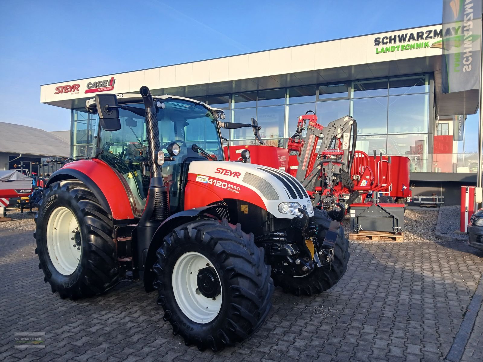 Traktor Türe ait Steyr 4120 Multi, Gebrauchtmaschine içinde Aurolzmünster (resim 14)