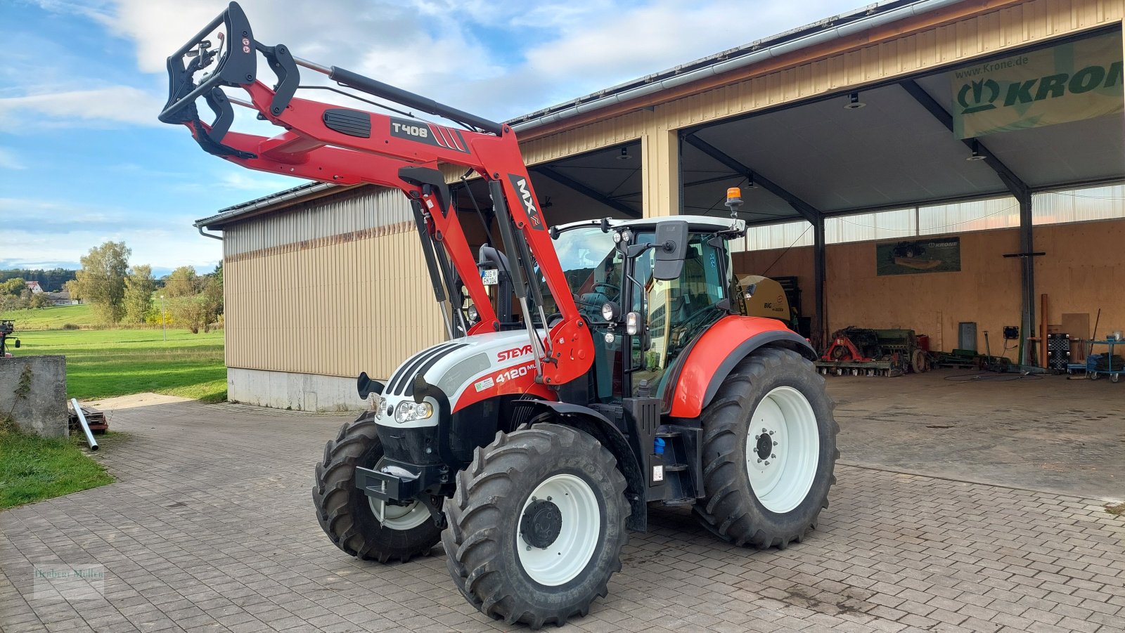 Traktor Türe ait Steyr 4120 Multi, Gebrauchtmaschine içinde Sauldorf (resim 1)