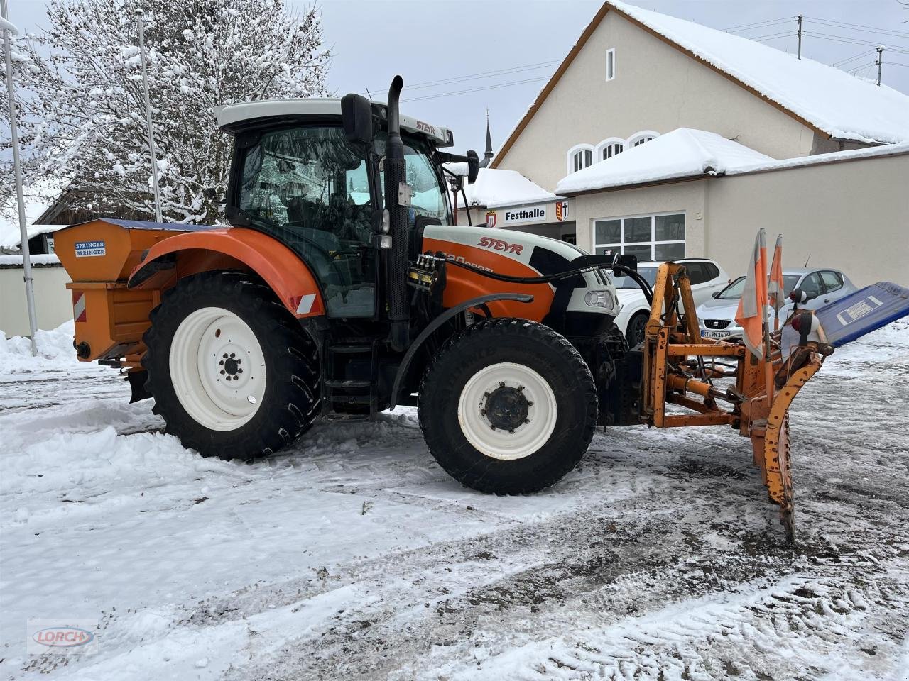 Traktor tipa Steyr 4120 Profi mit Schneepflug und Salzstreuer, Gebrauchtmaschine u Trochtelfingen (Slika 2)