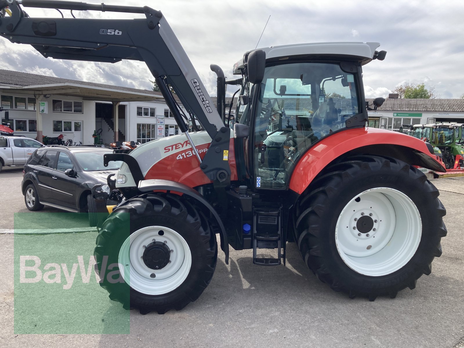 Traktor typu Steyr 4130 Profi CVT + Quicke Q56 Frontlader, Gebrauchtmaschine w Dinkelsbühl (Zdjęcie 5)