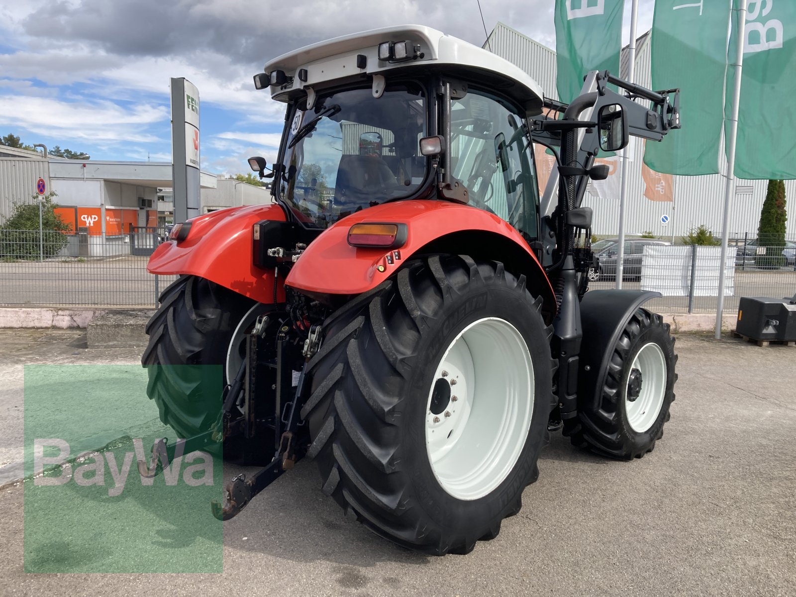 Traktor of the type Steyr 4130 Profi CVT + Quicke Q56 Frontlader, Gebrauchtmaschine in Dinkelsbühl (Picture 8)