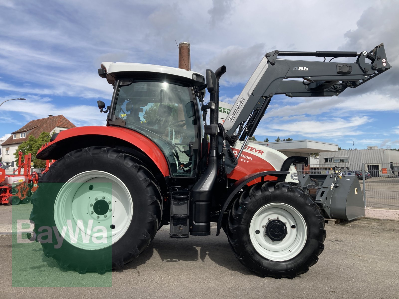 Traktor a típus Steyr 4130 Profi CVT + Quicke Q56 Frontlader, Gebrauchtmaschine ekkor: Dinkelsbühl (Kép 10)