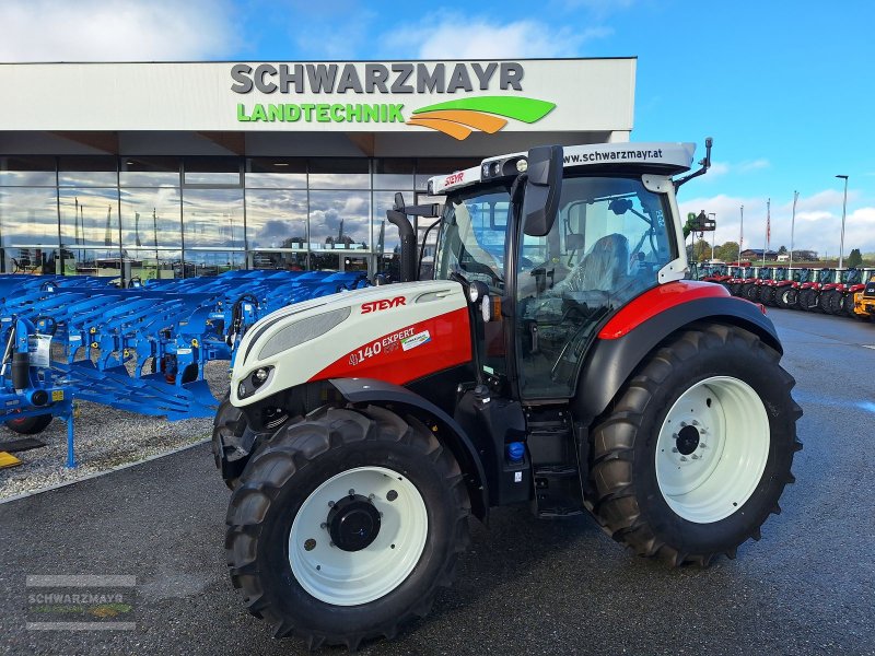 Traktor of the type Steyr 4140 Expert CVT, Neumaschine in Aurolzmünster (Picture 1)