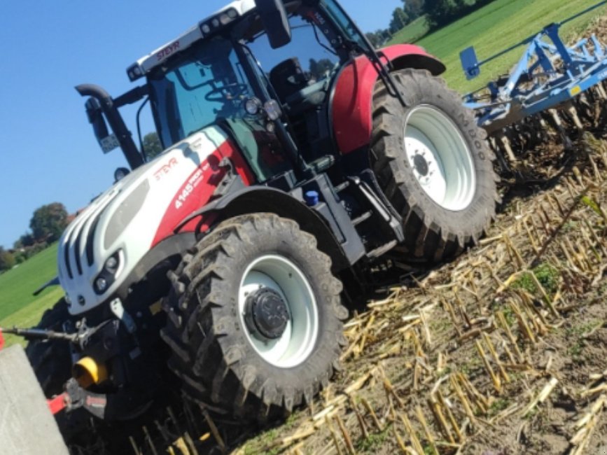 Traktor des Typs Steyr 4145 Profi CVT, Gebrauchtmaschine in Pfaffenhausen (Bild 1)