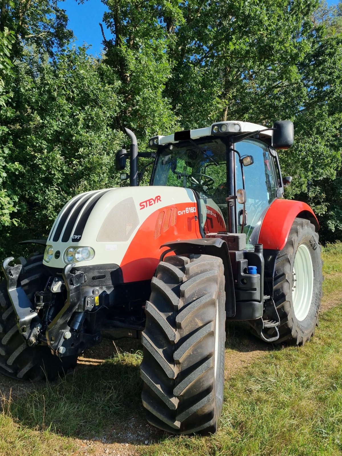 Traktor van het type Steyr 6160 CVT, Gebrauchtmaschine in Wolframs-Eschenbach (Foto 1)