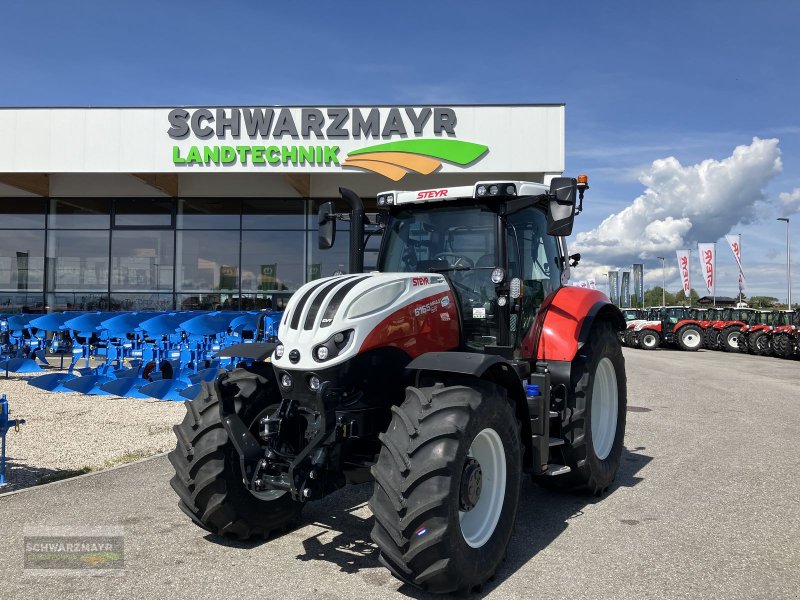 Traktor of the type Steyr 6165 Impuls CVT, Vorführmaschine in Aurolzmünster (Picture 1)