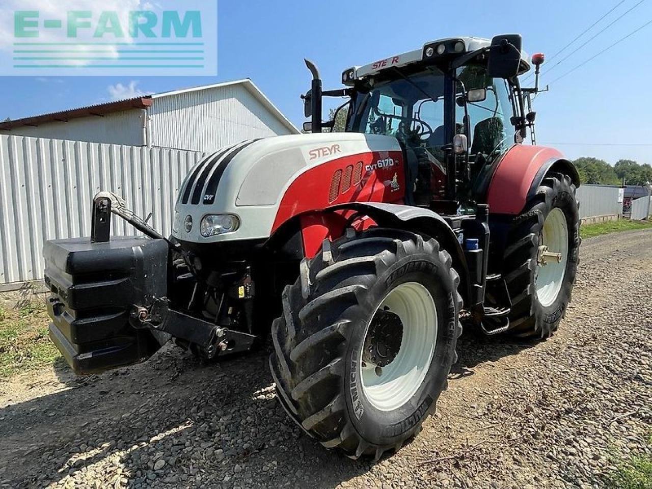 Traktor du type Steyr 6170 cvt, Gebrauchtmaschine en SZEGED (Photo 1)