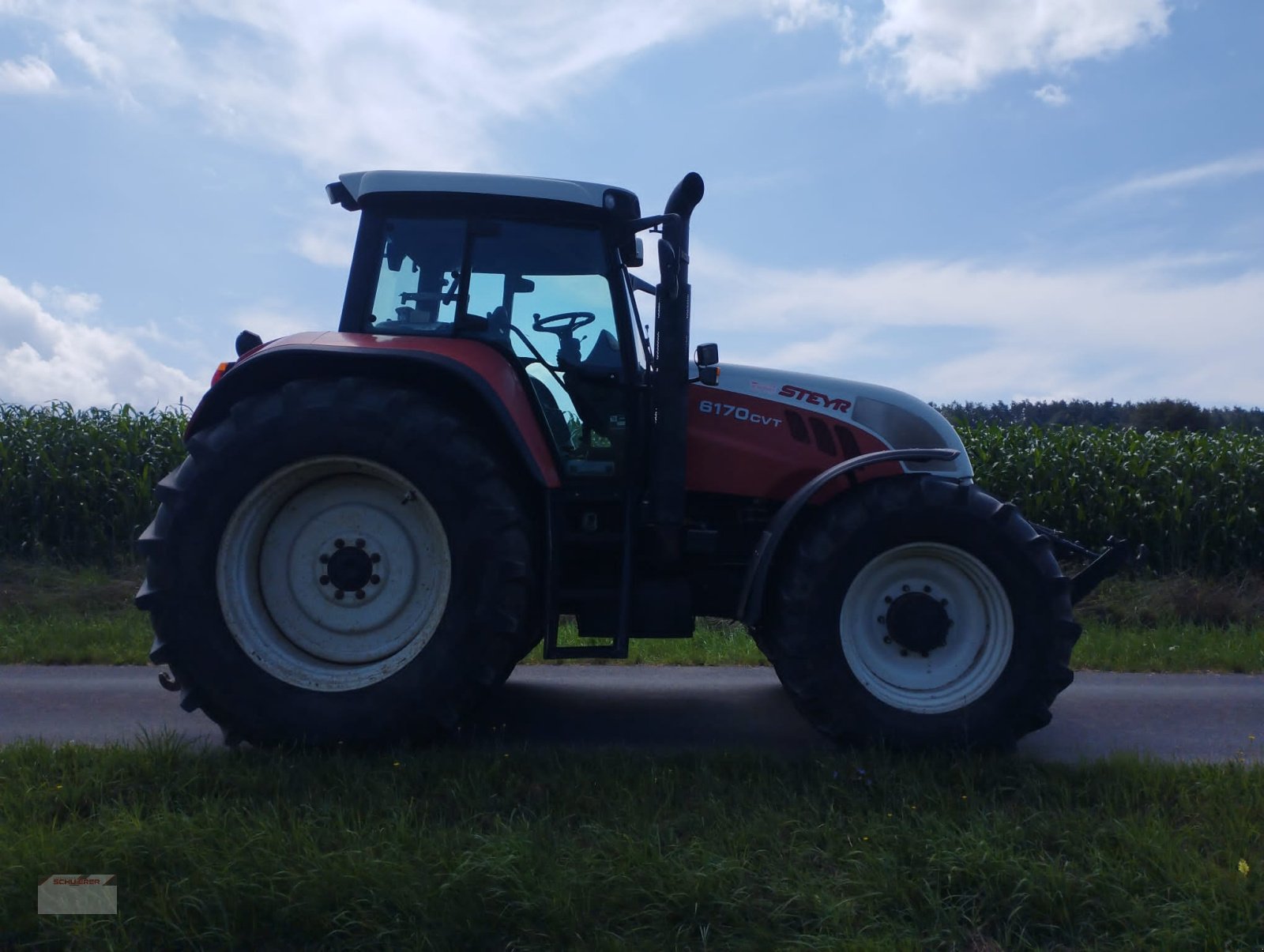 Traktor Türe ait Steyr 6170 CVT, Gebrauchtmaschine içinde Schwandorf (resim 2)