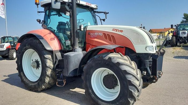 Traktor Türe ait Steyr 6170 CVT, Gebrauchtmaschine içinde Münster (resim 9)