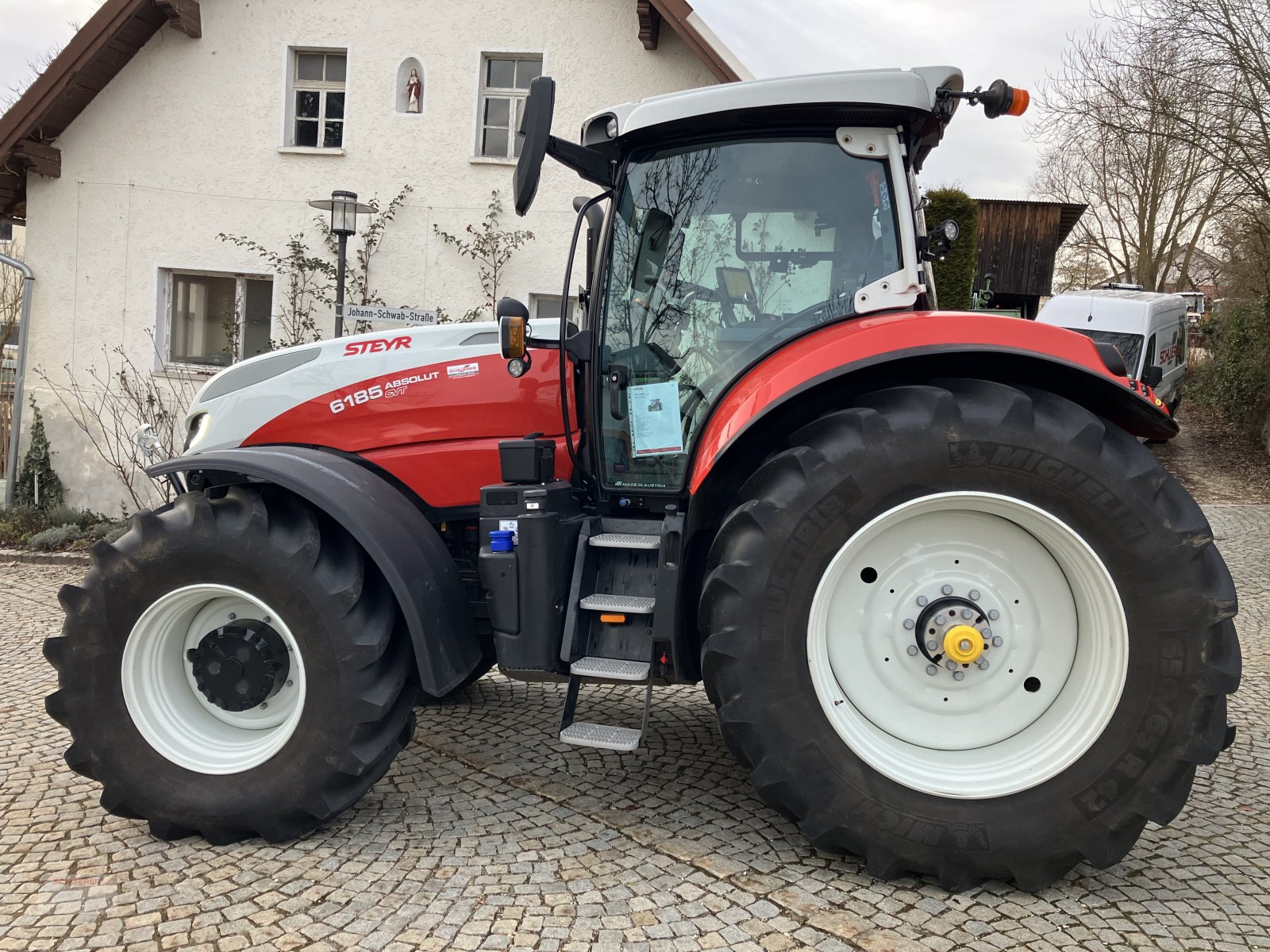 Traktor του τύπου Steyr 6185 Absolut CVT, Neumaschine σε Schwandorf (Φωτογραφία 3)
